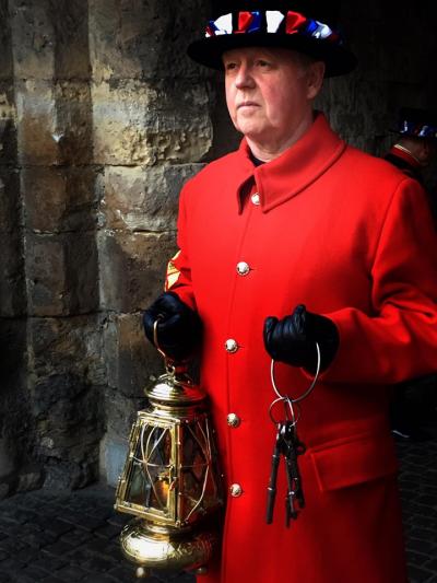 Chief Yeoman Warder with lantern